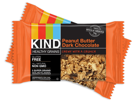 KIND healthy grains bars, nongmo, gluten free snacks