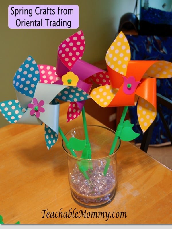 Spring Crafts for kids, spring crafts from oriental trading, spring decorations, spring decorations from Oriental Trading