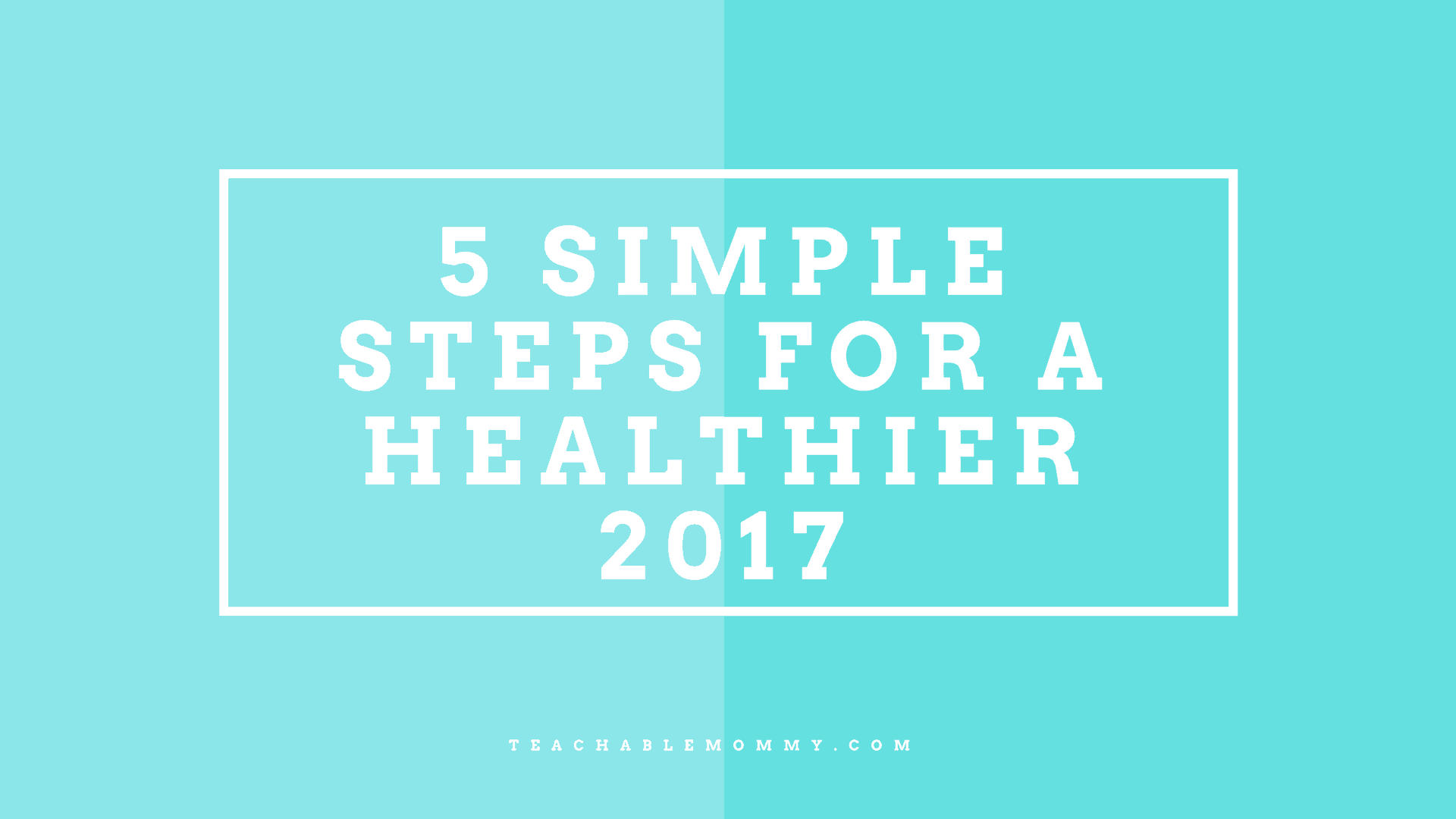 5 Simple Steps For a Healthier 2017 - With Ashley And Company