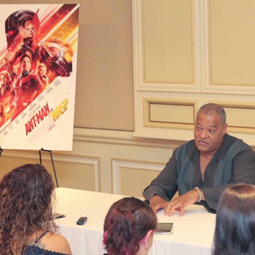 Ant-Man and The Wasp Laurence Fishburne Interview