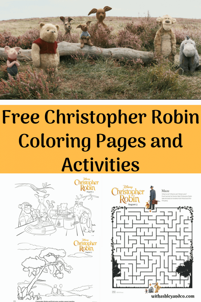 Free Christopher Robin Coloring Pages