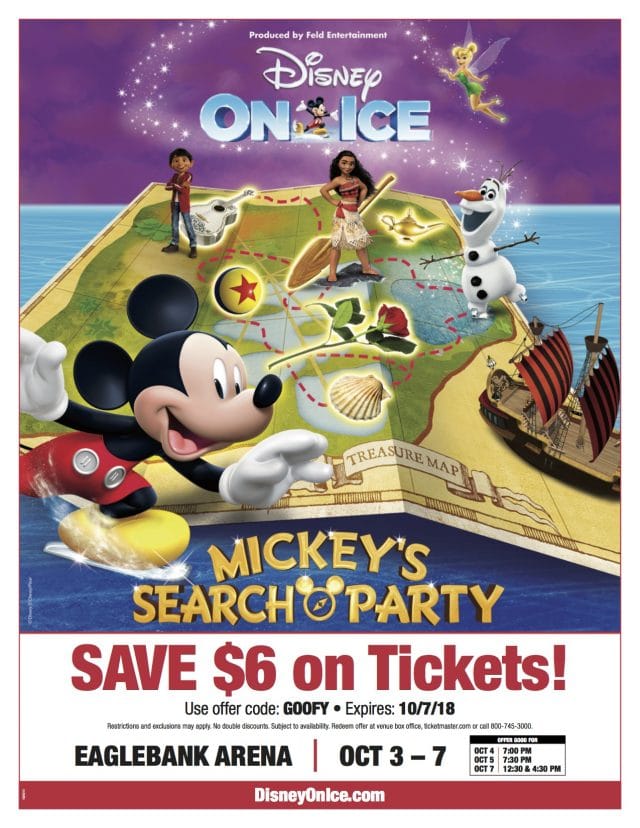 Disney On Ice Mickey's Search Party Ticket Discount + Giveaway! - With ...