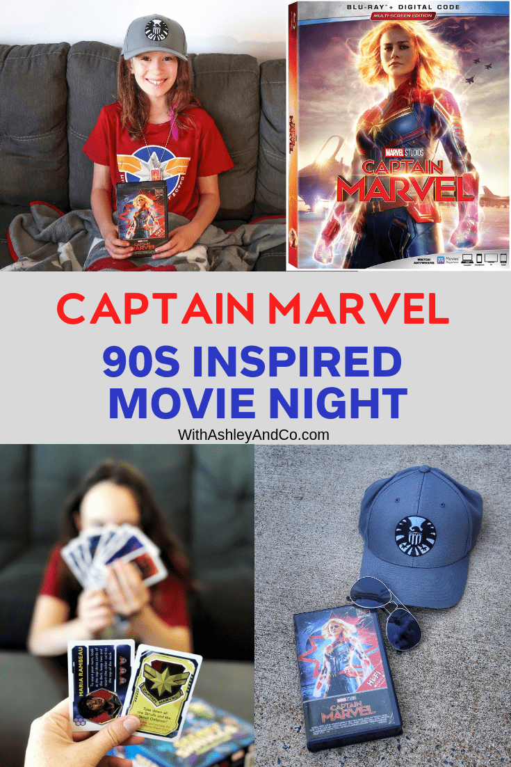 90s Inspired Captain Marvel Movie Night