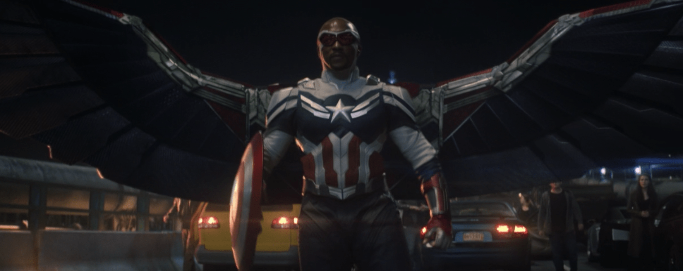 Falcon and Winter Soldier Episode 6 Sam Captain America Suit